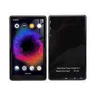 VELATEMOR 128GB MP3 Player with Bluetooth, 5 Inch Touchscreen Bluetooth MP4 MP5 Music Player, Dual Band WiFi, HiFi Sound, FM, E Book, for Kids Adults (Black)