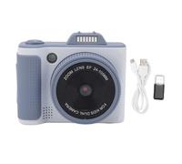 VELATEMOR 2.5K Digital Camera, 180° Flip Screen Video Camera Selfie Camera, 66MP Selfie Camera for Campus Life Recording (32G Memory Card)