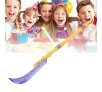 VELATEMOR 3D Printed Long Swords for Cosplay, Purple Fantasy Cosplay Weapon, Anime Sword Replica with Detailed Carvings, Halloween Costume Accessory, Collectible Prop