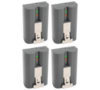 VELATEMOR 8000mAh Doorbell Camera Battery, Compatible with Ring Doorbell 2/3/3 Plus/4, Overcharge, Short Circuit, High Temperature, Surge Protection, Fireproof & Tested for Long Life Use (4-Pack)