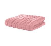 VELATEMOR Baby Washcloths Ultra Soft 6 Layer Cotton Absorbent Multiuse for Newborns Home Travel 12x12in 6pcs (Light Pink)