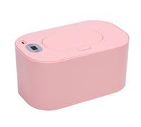 VELATEMOR Baby Wipe Warmer, Portable USB Powered Baby Wet Wipes Dispenser Holder with Uniform Heating, Humidity Maintenance, Portable Wipe Heater for Home Car Outdoor (Roseate Temperature Adjustment)