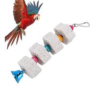 VELATEMOR Bird Beak Grinding Stone, Durable Chewing Toy for Parrots and Hamsters, Safe Non- Material, 19.5cm