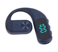 VELATEMOR Bluetooth 5.5 Headset, Wireless Earpiece Bluetooth Earphone, with Noise Canceling Mic Digital Display Hook, for Business, Trucker, Driver, Wireless Bone Conduction Headphone (Blue)