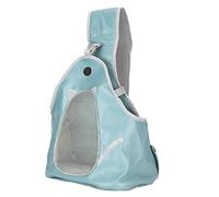 VELATEMOR Breathable Mesh Pet Shoulder Bag Cat Dog Portable Carrier Purse Foldable Single Shoulder Bag Reflective Safety Design for Night Walks PU Leather Snow Patterned Cloth