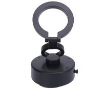 VELATEMOR Car Magnet Phone Holder, Strong Sucking Versatile 3 Section Adjustable Folding Vacuum Angle Practical Adsorption Electrical Magnetic Phone Assembly to the Desk (Black)