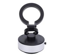 VELATEMOR Car Magnet Phone Holder, Strong Sucking Versatile 3 Section Adjustable Folding Vacuum Angle Practical Adsorption Electrical Magnetic Phone Assembly to the Desk (Silver)