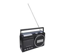 VELATEMOR Cassette Player BT, Portable Retro Boombox Stereo USB Tape to MP3 Converter Recorder, AM/FM/SW Radio with Built in Microphone, Wireless Speaker for Home and Gifts (# 1)