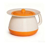 VELATEMOR Chamber Pot with Lid, Odor Sealing Design