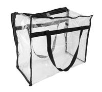 VELATEMOR Clear Storage Bag for Clothes with High Transparency Large Capacity Ideal for Moving Home PVC Material 46x38x22cm (S)