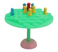 VELATEMOR Compact Birch Wood Balance Tree Toy Game, Educational Physics Learning Tool, Portable Entertainment for Children