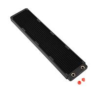VELATEMOR Copper Radiator Heat Sink, Computer Water Cooling Liquid Heat Exchanger with G1/4 Thread, for PC Beauty Equipment Air Purifier 3D Printing (480mm)