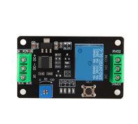 VELATEMOR Delay Timer Relay Module Adjustable Self Locking Delay On Off
