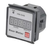 VELATEMOR Digital Hour Meter, Accurate Timing Tool with Clear Display,