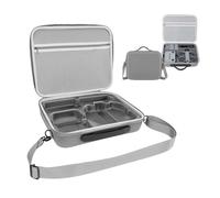 VELATEMOR Drone Carrying Case Storage Bag Fit for DJI Neo 2 Drone Accessories Portable PU Protective Bag with Shoulder Strap Splashproof Shockproof for RC-N3 Remote Controller 65W