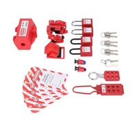 VELATEMOR Electrical Lockout Tagout Kit Durable Plug Lockout Safety Locks for Workers Material ABS Brass Stainless Steel Nylon