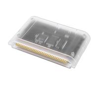 VELATEMOR Game Card, 4000 in 1 Game with 8GB Memory Card, for Mega MD1 MD2 MD3 CD X Original Consoles (Transparent White)