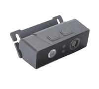 VELATEMOR Head Camcorder, Head Motor Camera 45 ° Angle Adjustment Compared to the Discharge Prevention of 1800 MAh for Driving (Grey)