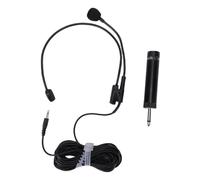 VELATEMOR Headset Microphone, 3.5mm Jack Hifi Sound 1.2m Cable 360 Adjustable Boom with Flexible Design for Voice Amplifier Teacher Presenter Singing Speech