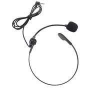 VELATEMOR Headset Microphone, Adjustable Boom Mic with 3.5mm Male Connector and HiFi Sound, for Stage Performances Teaching Conference Speeches Singing Dancing