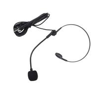 VELATEMOR Headset Microphone, Wired Headset Mic with 1.2m Cable and Flexible Adjustable Design, for Singing Speech Teaching Presenter Amplifier