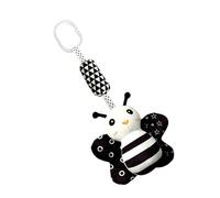 VELATEMOR Infant Crib Car Seat Toys Soft Plush Hanging Rattles for Babies over 3 Months, Distraction for Cooking and Car Riding (VELATEMORr8v2053htw-10270487)