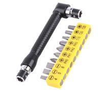 VELATEMOR L Shape 1/4 Inch Hex Socket Wrench Durable Double Head Tool for