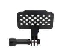 VELATEMOR Low Angle Camera Mount for Action 5 & Action 6, Ground Level Mount with 1/4" Thread & Anti Slip Base, Anti Shake Bumper for Driving, Off Road, Motorsports