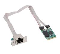 VELATEMOR M.2 E Key 2.5G Gigabit Ethernet Network Card, RJ45 Port Industrial Control Card with Energy Saving Function, for Desktop Laptop Industrial Computer