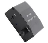 VELATEMOR Microphone Amp 1000X Amplification Aluminium Alloy Portable Mic Audio Amplifier for Smartphones