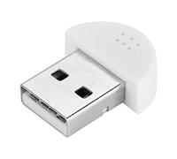 VELATEMOR Mini USB Microphone, High Performance Omnidirectional Noise Cancelling Mic with 2m Effective Distance, for PC Mac Skype Chat Recording (White)