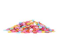 VELATEMOR Mixed Color Buttons with 12mm Size, 1000pcs (15mm)