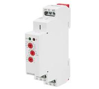 VELATEMOR Multifunctional Delay Relay, 10 Functions, AC | DIN rail mount, Adjustable delay time, Wide range, LED indicators