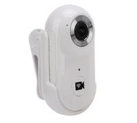 VELATEMOR Personal Video Recinder, 1080p HD Cat Dog Action Light Loop Camera Wireless Compact Portable Loop Recording 90 Degrees At a Large Angle for Outdoor Cycling (White)