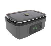 VELATEMOR Portable Electric Lunch Box Fast Heating Large Capacity for Office Car Stainless Steel (1600ML)