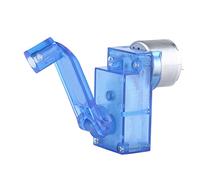 VELATEMOR Portable Hand Crank Dynamo Emergency Charger with 3V-6V Voltage Range for Science Experiments and Flashlight Use, Perfect for Parent-Child Bonding, Compact 2.36" X 1.81" X 0.98"