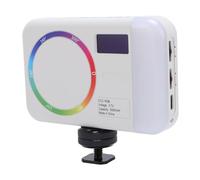 VELATEMOR Portable RGB Video Light with 2500K-9000K Adjustable Color Temperature, HSI Mode, Tripod Mountable, 26 Special Effects for Live Streaming & Content Creation