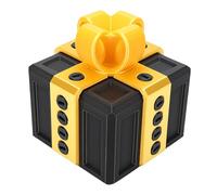 VELATEMOR Prank Gift Box, Screw Puzzle Box with Secret Compartment, Funny Gag Gifts for Adults, Challenging Brain Teaser for Birthday Christmas Party (Light Gold+Black)