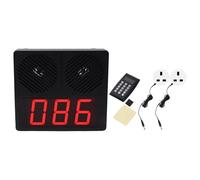VELATEMOR Queue Calling System with Display, Digital Number Ticketing Machine for Business, Restaurant Clinic Bank Office, Electronic Waiting Line Management Display (GB Plug)