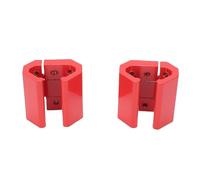 VELATEMOR Rail Clip Suitable for Packout Tool Box High Strength Corner Adapter Mounts Red for Custom Modifications 2 Pack