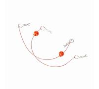 VELATEMOR RC Car Body Shell Clip, Durable Metal Clips (Red)
