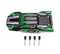 VELATEMOR RC Car Body Shell, Replacement Body Shell for SCY16101 SCY16102 SY16101PRO SY16102PRO 1:16 4WD Remote Control Off-Road Trucks (Green)