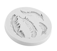 VELATEMOR Silicone Mould for Feather Shape Cake Decoration