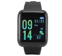 VELATEMOR Smartwatch for Men Women, IP65 Water Proof Fitness Tracker Watch, Monitor Calorie Counter Message Reminder Smart Activity Tracker (Black)