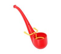 VELATEMOR Soap Bubble Pipe, Vintage Design for Kids & Adults (Red)