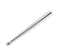 VELATEMOR Stainless Steel Reversible Long Handle Shoehorn for Seniors Perfect Angle Sliver Spoon Aid for Men, Women, Children, and the Elderly