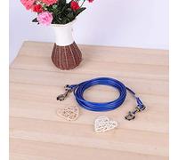 VELATEMOR Steel Wire Dog Leash, Durable 5m Length (Blue)