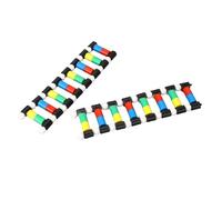 VELATEMOR Student Learning DNA Model Kit with Multiple Colors, Easy Assembly for DNA Structure Display, High School Biology Classroom Teaching, PVC Material, 16 Base Pairs, for Popular Science