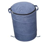 VELATEMOR Toy Storage Bucket with Large Capacity Safe Handles for Easy Tidy-Up for Kids Gray Foldable Bin Organizer (Blue)