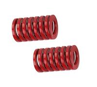VELATEMOR Trunk Tailgate Support Spring Efficient Spiral Compression Spring for Rear Trunk Tailgate, Fit for Shock Absorber, Red Aluminium Alloy 25mm OD 2 X